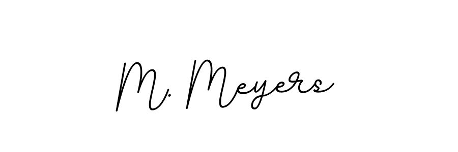 M. Meyers stylish signature style. Best Handwritten Sign (BallpointsItalic-DORy9) for my name. Handwritten Signature Collection Ideas for my name M. Meyers. M. Meyers signature style 11 images and pictures png