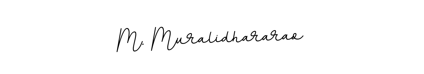 M. Muralidhararao stylish signature style. Best Handwritten Sign (BallpointsItalic-DORy9) for my name. Handwritten Signature Collection Ideas for my name M. Muralidhararao. M. Muralidhararao signature style 11 images and pictures png