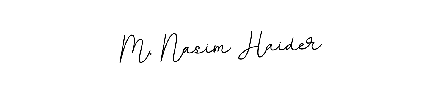 Similarly BallpointsItalic-DORy9 is the best handwritten signature design. Signature creator online .You can use it as an online autograph creator for name M. Nasim Haider. M. Nasim Haider signature style 11 images and pictures png