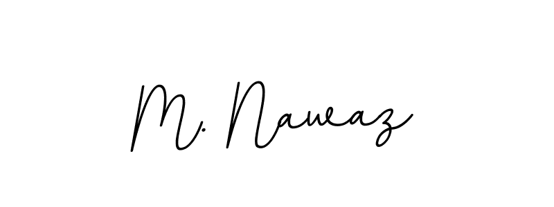 M. Nawaz stylish signature style. Best Handwritten Sign (BallpointsItalic-DORy9) for my name. Handwritten Signature Collection Ideas for my name M. Nawaz. M. Nawaz signature style 11 images and pictures png