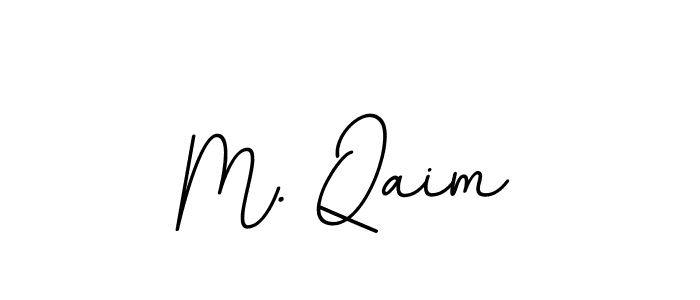 M. Qaim stylish signature style. Best Handwritten Sign (BallpointsItalic-DORy9) for my name. Handwritten Signature Collection Ideas for my name M. Qaim. M. Qaim signature style 11 images and pictures png