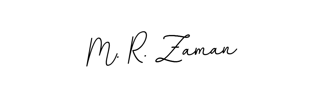 M. R. Zaman stylish signature style. Best Handwritten Sign (BallpointsItalic-DORy9) for my name. Handwritten Signature Collection Ideas for my name M. R. Zaman. M. R. Zaman signature style 11 images and pictures png