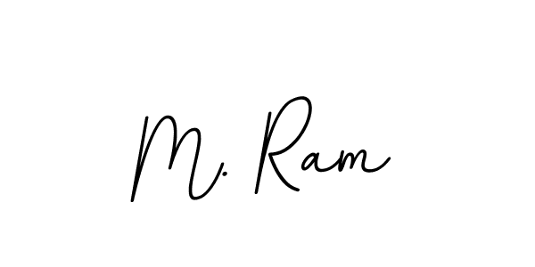 Create a beautiful signature design for name M. Ram. With this signature (BallpointsItalic-DORy9) fonts, you can make a handwritten signature for free. M. Ram signature style 11 images and pictures png