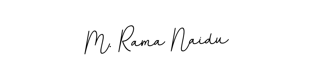 How to make M. Rama Naidu name signature. Use BallpointsItalic-DORy9 style for creating short signs online. This is the latest handwritten sign. M. Rama Naidu signature style 11 images and pictures png