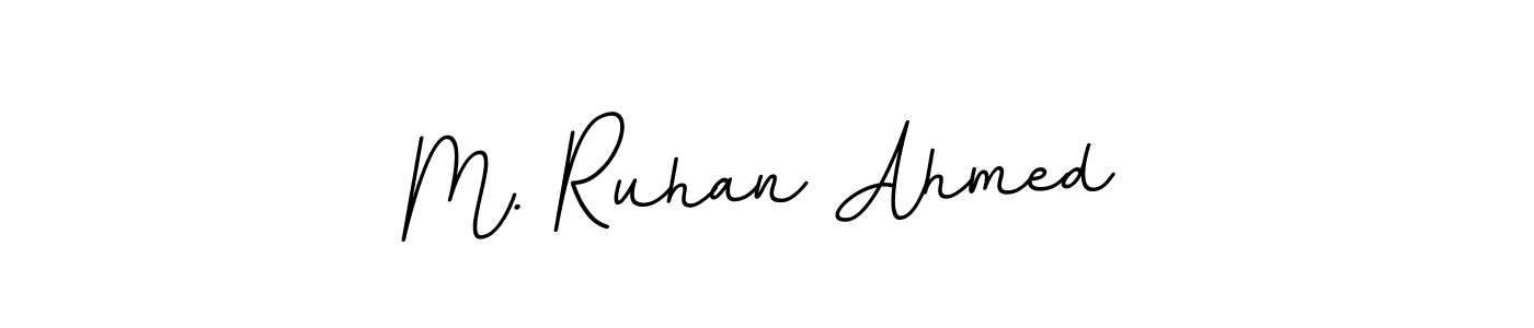 M. Ruhan Ahmed stylish signature style. Best Handwritten Sign (BallpointsItalic-DORy9) for my name. Handwritten Signature Collection Ideas for my name M. Ruhan Ahmed. M. Ruhan Ahmed signature style 11 images and pictures png