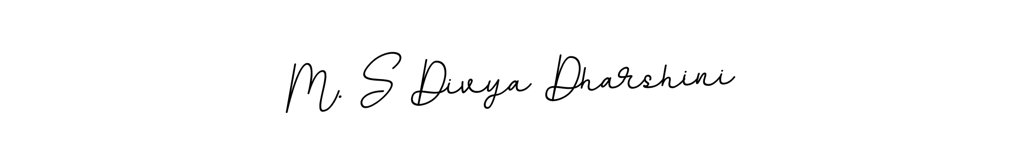 Also You can easily find your signature by using the search form. We will create M. S Divya Dharshini name handwritten signature images for you free of cost using BallpointsItalic-DORy9 sign style. M. S Divya Dharshini signature style 11 images and pictures png