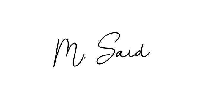 M. Said stylish signature style. Best Handwritten Sign (BallpointsItalic-DORy9) for my name. Handwritten Signature Collection Ideas for my name M. Said. M. Said signature style 11 images and pictures png