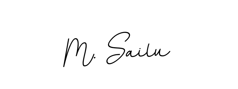 if you are searching for the best signature style for your name M. Sailu. so please give up your signature search. here we have designed multiple signature styles  using BallpointsItalic-DORy9. M. Sailu signature style 11 images and pictures png