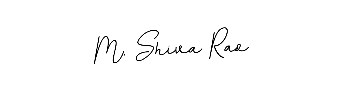 Use a signature maker to create a handwritten signature online. With this signature software, you can design (BallpointsItalic-DORy9) your own signature for name M. Shiva Rao. M. Shiva Rao signature style 11 images and pictures png