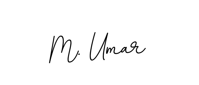 Use a signature maker to create a handwritten signature online. With this signature software, you can design (BallpointsItalic-DORy9) your own signature for name M. Umar. M. Umar signature style 11 images and pictures png