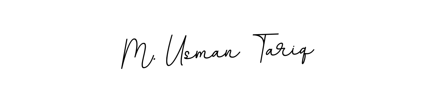 The best way (BallpointsItalic-DORy9) to make a short signature is to pick only two or three words in your name. The name M. Usman Tariq include a total of six letters. For converting this name. M. Usman Tariq signature style 11 images and pictures png