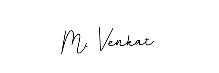 Create a beautiful signature design for name M. Venkat. With this signature (BallpointsItalic-DORy9) fonts, you can make a handwritten signature for free. M. Venkat signature style 11 images and pictures png