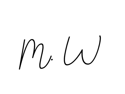 You can use this online signature creator to create a handwritten signature for the name M. W. This is the best online autograph maker. M. W signature style 11 images and pictures png