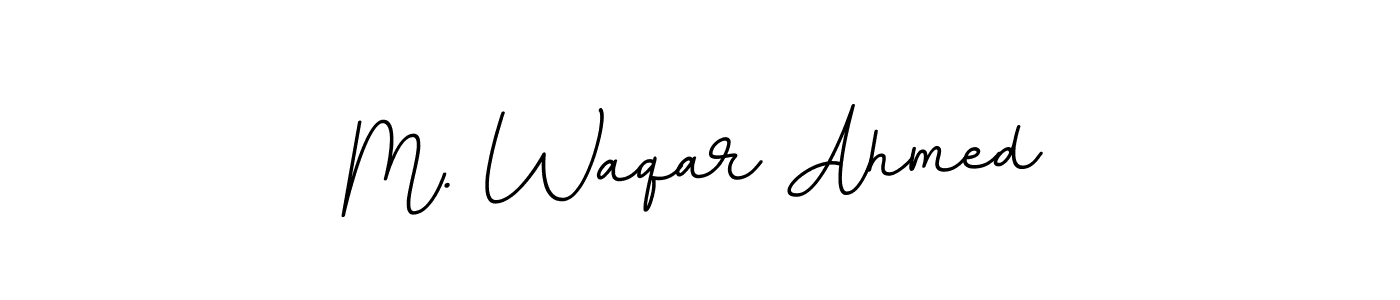Also we have M. Waqar Ahmed name is the best signature style. Create professional handwritten signature collection using BallpointsItalic-DORy9 autograph style. M. Waqar Ahmed signature style 11 images and pictures png
