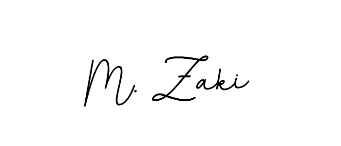 Create a beautiful signature design for name M. Zaki. With this signature (BallpointsItalic-DORy9) fonts, you can make a handwritten signature for free. M. Zaki signature style 11 images and pictures png