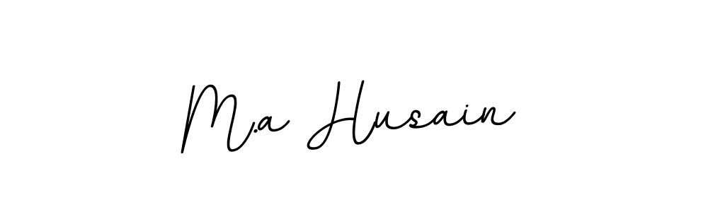 How to Draw M.a Husain signature style? BallpointsItalic-DORy9 is a latest design signature styles for name M.a Husain. M.a Husain signature style 11 images and pictures png