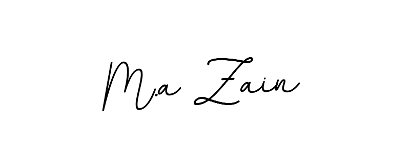 It looks lik you need a new signature style for name M.a Zain. Design unique handwritten (BallpointsItalic-DORy9) signature with our free signature maker in just a few clicks. M.a Zain signature style 11 images and pictures png