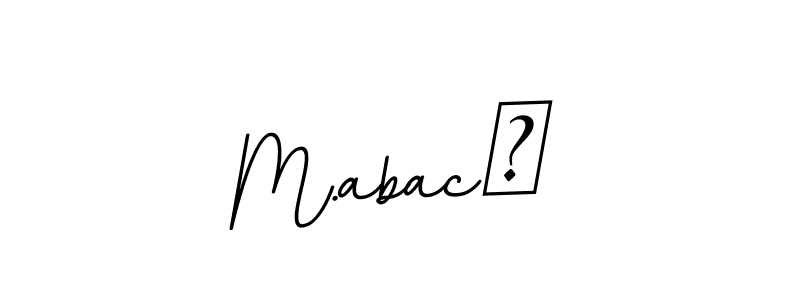 Also we have M.abacı name is the best signature style. Create professional handwritten signature collection using BallpointsItalic-DORy9 autograph style. M.abacı signature style 11 images and pictures png