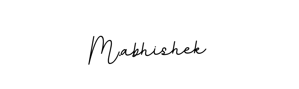 M.abhishek stylish signature style. Best Handwritten Sign (BallpointsItalic-DORy9) for my name. Handwritten Signature Collection Ideas for my name M.abhishek. M.abhishek signature style 11 images and pictures png