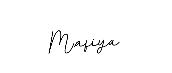 The best way (BallpointsItalic-DORy9) to make a short signature is to pick only two or three words in your name. The name M.afiya include a total of six letters. For converting this name. M.afiya signature style 11 images and pictures png