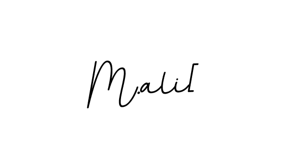 How to make M.ali[ signature? BallpointsItalic-DORy9 is a professional autograph style. Create handwritten signature for M.ali[ name. M.ali[ signature style 11 images and pictures png