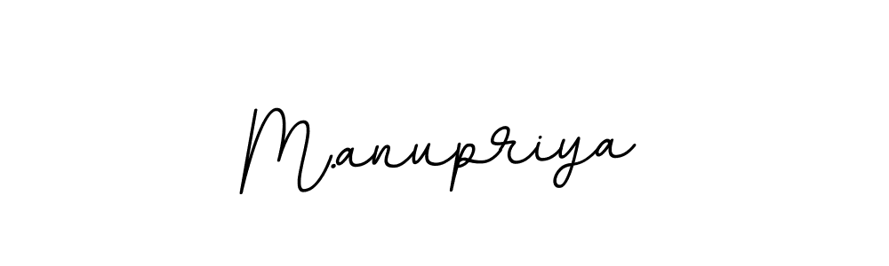 Also we have M.anupriya name is the best signature style. Create professional handwritten signature collection using BallpointsItalic-DORy9 autograph style. M.anupriya signature style 11 images and pictures png