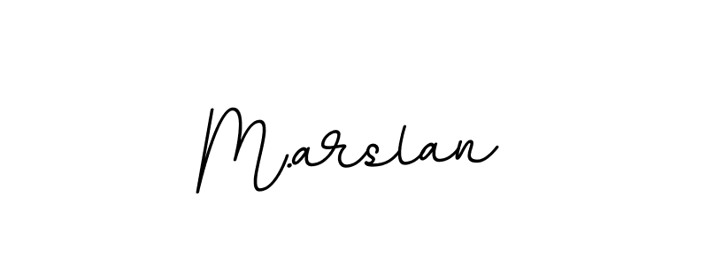 Make a beautiful signature design for name M.arslan. With this signature (BallpointsItalic-DORy9) style, you can create a handwritten signature for free. M.arslan signature style 11 images and pictures png