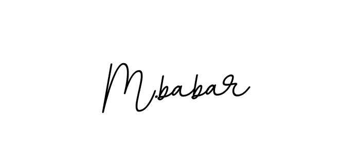 Make a beautiful signature design for name M.babar. Use this online signature maker to create a handwritten signature for free. M.babar signature style 11 images and pictures png