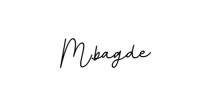 How to make M.bagde signature? BallpointsItalic-DORy9 is a professional autograph style. Create handwritten signature for M.bagde name. M.bagde signature style 11 images and pictures png