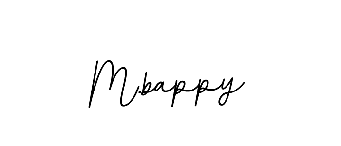 if you are searching for the best signature style for your name M.bappy. so please give up your signature search. here we have designed multiple signature styles  using BallpointsItalic-DORy9. M.bappy signature style 11 images and pictures png