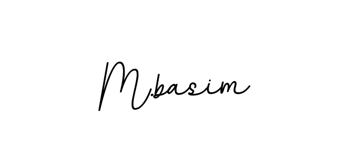 Make a beautiful signature design for name M.basim. Use this online signature maker to create a handwritten signature for free. M.basim signature style 11 images and pictures png