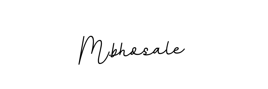 Use a signature maker to create a handwritten signature online. With this signature software, you can design (BallpointsItalic-DORy9) your own signature for name M.bhosale. M.bhosale signature style 11 images and pictures png