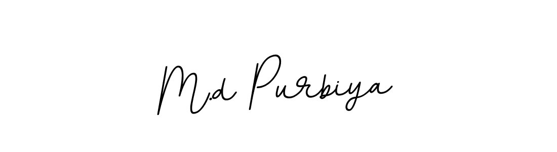 Similarly BallpointsItalic-DORy9 is the best handwritten signature design. Signature creator online .You can use it as an online autograph creator for name M.d Purbiya. M.d Purbiya signature style 11 images and pictures png