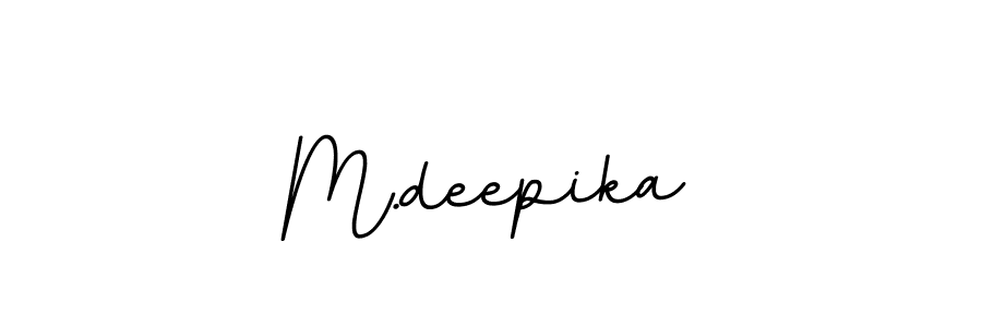 Also we have M.deepika name is the best signature style. Create professional handwritten signature collection using BallpointsItalic-DORy9 autograph style. M.deepika signature style 11 images and pictures png