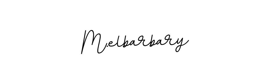 You should practise on your own different ways (BallpointsItalic-DORy9) to write your name (M.elbarbary) in signature. don't let someone else do it for you. M.elbarbary signature style 11 images and pictures png