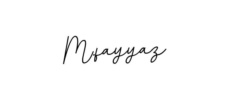 The best way (BallpointsItalic-DORy9) to make a short signature is to pick only two or three words in your name. The name M.fayyaz include a total of six letters. For converting this name. M.fayyaz signature style 11 images and pictures png