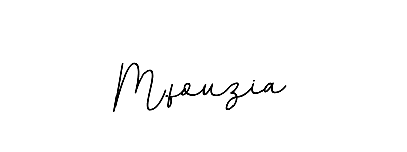 The best way (BallpointsItalic-DORy9) to make a short signature is to pick only two or three words in your name. The name M.fouzia include a total of six letters. For converting this name. M.fouzia signature style 11 images and pictures png