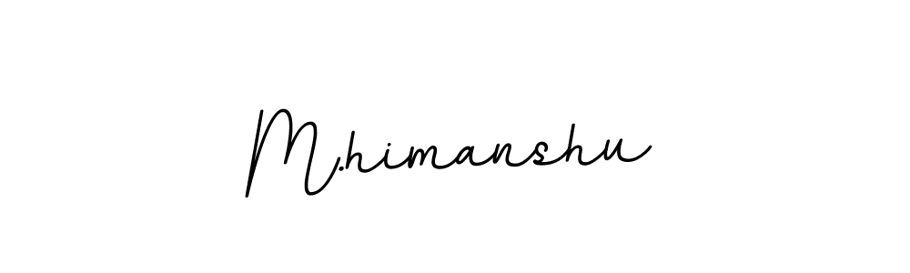 How to Draw M.himanshu signature style? BallpointsItalic-DORy9 is a latest design signature styles for name M.himanshu. M.himanshu signature style 11 images and pictures png