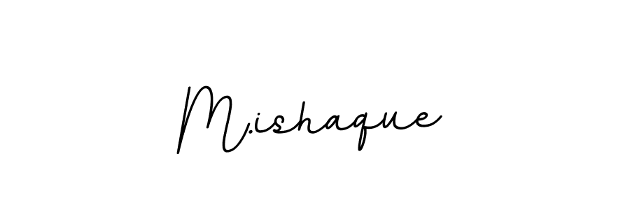 Also we have M.ishaque name is the best signature style. Create professional handwritten signature collection using BallpointsItalic-DORy9 autograph style. M.ishaque signature style 11 images and pictures png