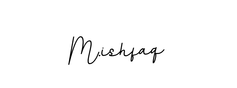 Use a signature maker to create a handwritten signature online. With this signature software, you can design (BallpointsItalic-DORy9) your own signature for name M.ishfaq. M.ishfaq signature style 11 images and pictures png