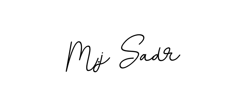 Design your own signature with our free online signature maker. With this signature software, you can create a handwritten (BallpointsItalic-DORy9) signature for name M.j Sadr. M.j Sadr signature style 11 images and pictures png