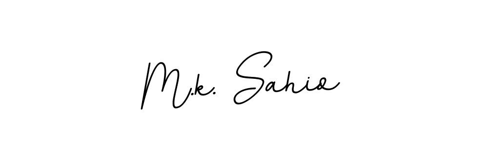 Check out images of Autograph of M.k. Sahio name. Actor M.k. Sahio Signature Style. BallpointsItalic-DORy9 is a professional sign style online. M.k. Sahio signature style 11 images and pictures png