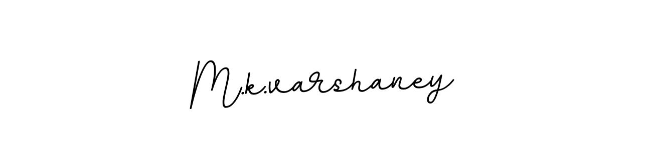 Make a beautiful signature design for name M.k.varshaney. With this signature (BallpointsItalic-DORy9) style, you can create a handwritten signature for free. M.k.varshaney signature style 11 images and pictures png