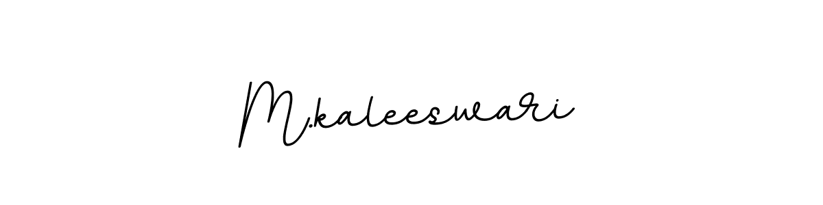 Also we have M.kaleeswari name is the best signature style. Create professional handwritten signature collection using BallpointsItalic-DORy9 autograph style. M.kaleeswari signature style 11 images and pictures png
