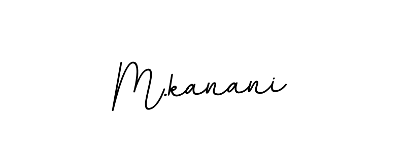 This is the best signature style for the M.kanani name. Also you like these signature font (BallpointsItalic-DORy9). Mix name signature. M.kanani signature style 11 images and pictures png
