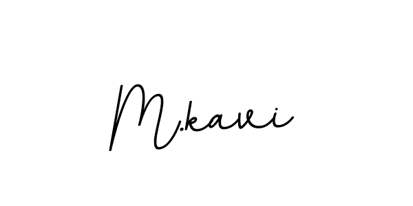 Use a signature maker to create a handwritten signature online. With this signature software, you can design (BallpointsItalic-DORy9) your own signature for name M.kavi. M.kavi signature style 11 images and pictures png