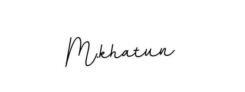 Also we have M.khatun name is the best signature style. Create professional handwritten signature collection using BallpointsItalic-DORy9 autograph style. M.khatun signature style 11 images and pictures png
