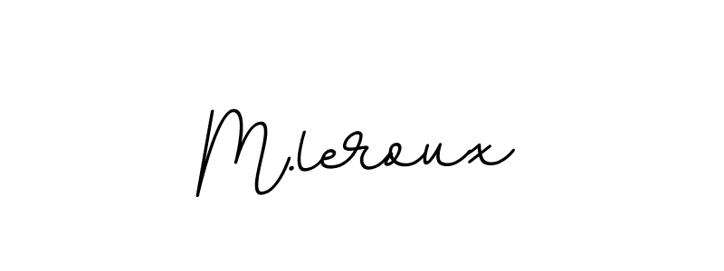 if you are searching for the best signature style for your name M.leroux. so please give up your signature search. here we have designed multiple signature styles  using BallpointsItalic-DORy9. M.leroux signature style 11 images and pictures png