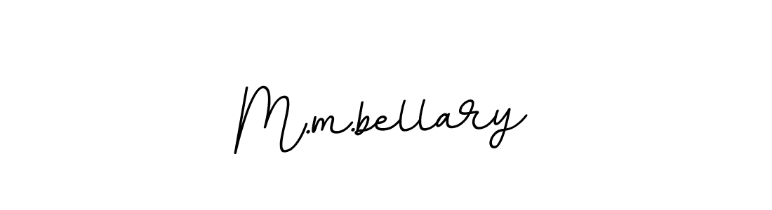 Design your own signature with our free online signature maker. With this signature software, you can create a handwritten (BallpointsItalic-DORy9) signature for name M.m.bellary. M.m.bellary signature style 11 images and pictures png