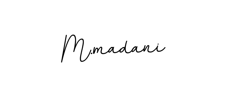 Also You can easily find your signature by using the search form. We will create M.madani name handwritten signature images for you free of cost using BallpointsItalic-DORy9 sign style. M.madani signature style 11 images and pictures png